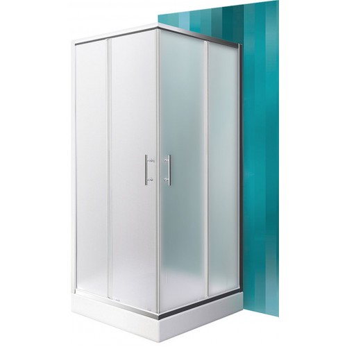 ROLTECHNIK Čtvercový sprchový kout s dvoudílnými posuvnými dveřmi ORLANDO NEO/800 brillant/matt glass N0654 ROLTECHNIK Čtvercový sprchový kout s dvoudílnými posuvnými dveřmi ORLANDO NEO/800 brillant/matt glass N0654