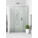 ROLTECHNIK Čtyřdílné sprchové dveře posuvné pro instalaci do niky LLD4/1200 brillant/transparent 574-1200000-00-02