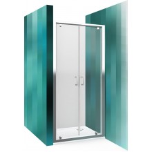 ROLTECHNIK Sprchové dveře dvoukřídlé pro instalaci do niky LLDO2/800 brillant/transparent 552-8000000-00-02