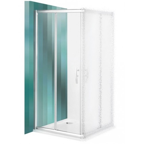 ROLTECHNIK Sprchové dveře posuvné PXS2L/1000 brillant/transparent 528-1000000-00-02