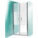 ROLTECHNIK Sprchové dveře dvoukřídlé do niky TCN2/900 stříbro/intimglass 731-9000000-01-02