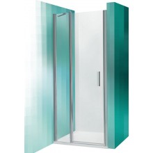 ROLTECHNIK Sprchové dveře jednokřídlé do niky TDN1/900 stříbro/transparent 726-9000000-01-02