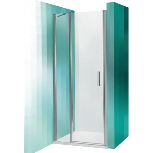 ROLTECHNIK Sprchové dveře jednokřídlé do niky TDN1/1100 stříbro/transparent 726-1100000-01-02