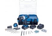 SCHEPPACH DTB20ProS - Set aku 2-rychlostního příklepového vrtacího šroubováku 20 V a 206 ks příslušenství 5909222904