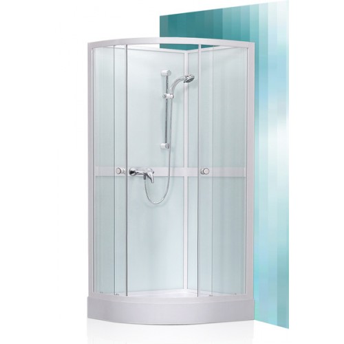 ROLTECHNIK Sprchový box SIMPLE/800 bílá/transparent 4000248 ROLTECHNIK Sprchový box SIMPLE/800 bílá/transparent 4000248