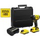 STANLEY SFMCF820D2K FatMax V20 Aku rázový utahovák třírychlostní 1/4" (18V/2x2,0Ah), kufr