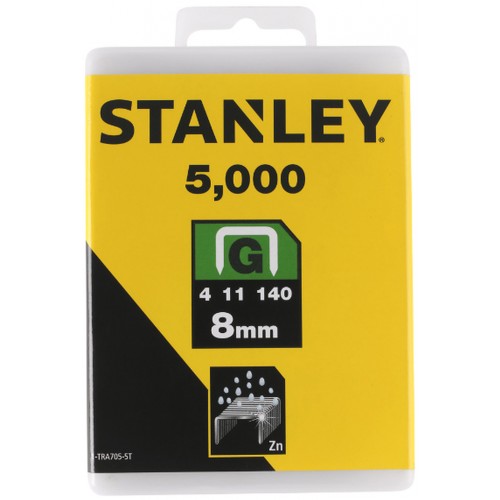 STANLEY 1-TRA708-5T Spony pro vysoké zatížení typ G 4/11/140 - 12mm/1/2", 5000ks