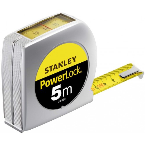 STANLEY 0-33-932 PowerLock Svinovací metr 5m s přímým odečtem