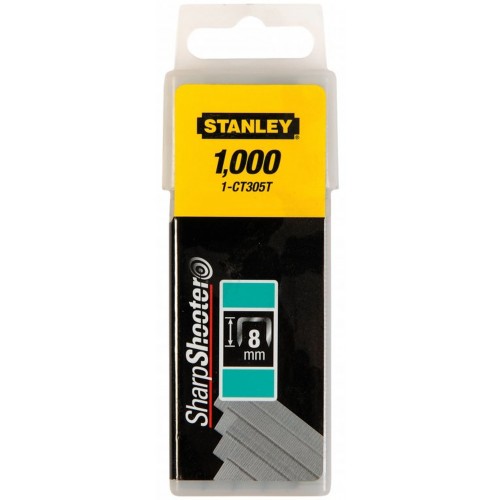 STANLEY 1-CT305T Hranaté spony do 1-CT10X, 8mm, 1000ks