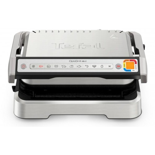 Tefal OptiGrill 4v1 GC774D30 Elektrický gril Stříbrný