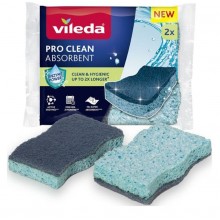 Vileda Pro Clean Viskózní houbička 2 ks pro efektivní čištění kuchyně 179700
