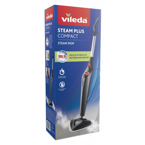 VILEDA Steam Plus Compact parní mop na podlahu 168917 VILEDA Steam Plus Compact parní mop na podlahu 168917