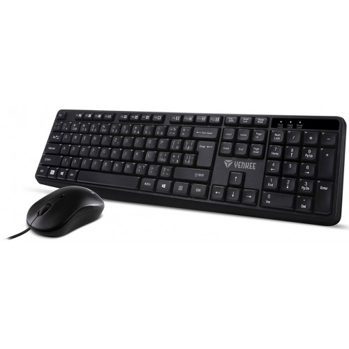 YENKEE YKM 1007CS PC klávesnice s myší 45016291 YENKEE YKM 1007CS PC klávesnice s myší 45016291