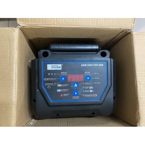 VÝPRODEJ GÜDE GDB 24V/12V-250 Automatická nabíječka baterií 85129 1X VYZKOUŠENO!! VÝPRODEJ GÜDE GDB 24V/12V-250 Automatická nabíječka baterií 85129 1X VYZKOUŠENO!!