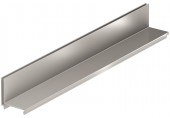 ACO Drain N100 - B125, štěrbinový nástavec 1,0 m, H=105 mm, nerezový 406924