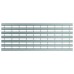 ACO Drainlock V/X100 - B125, rošt s podélnými U-profily 1,0 m, nerez 132555
