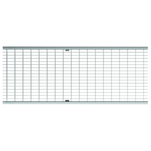 ACO Drainlock V/X200 - B125, mřížkový rošt Q+ 0,5 m, nerez 133616