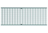 ACO Drainlock V/X200 - C250, mřížkový rošt Q+ 1,0 m, pozinkovaná ocel 133617