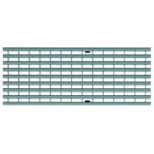 ACO Drainlock V/X150 - B125, rošt s podélnými U-profily 0,5 m, pozink. ocel 133626