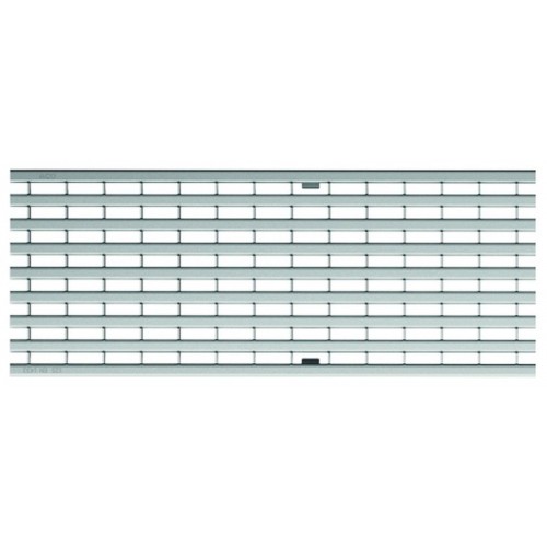 ACO Drainlock V/X150 - B125, rošt s podélnými U-profily 1,0 m, nerez 133627
