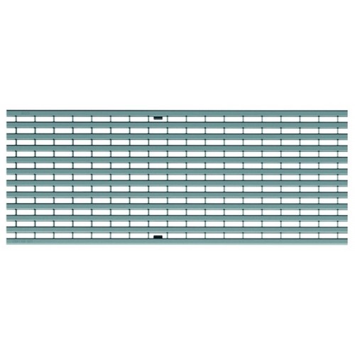 ACO Drainlock V/X200 - B125, rošt s podélnými U-profily 1,0 m, pozink. ocel 133629