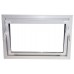 ACO sklepní celoplastové okno s IZO sklem 80 x 60 cm bílá