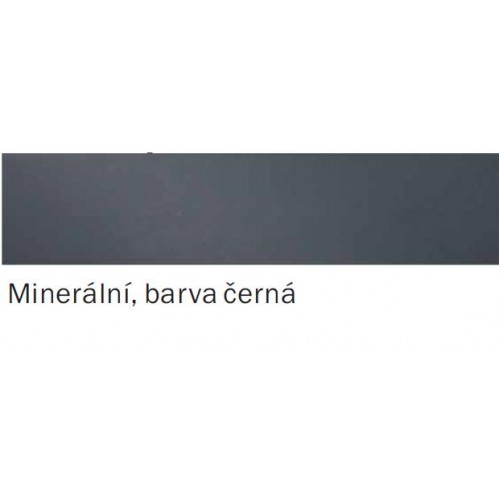 ACO ShowerDrain E odtokový rošt 700 mm, minerální sklo, černá 9010.57.52