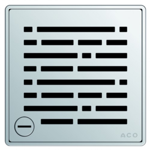 ACO ShowerDrain Easyflow rošt 140 x 140 mm, s aretací, Mix 5141.21.30 ACO ShowerDrain Easyflow rošt 140 x 140 mm, s aretací, Mix 5141.21.30