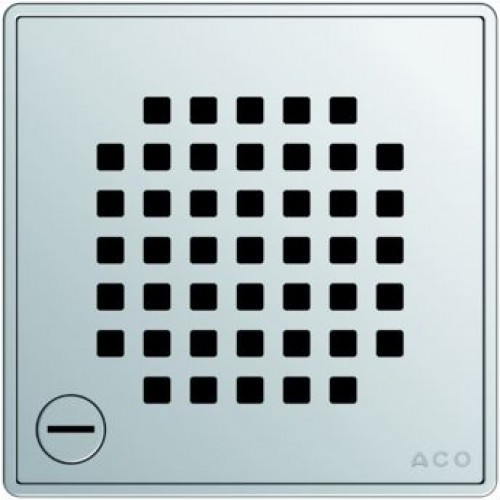 ACO ShowerPoint rošt 140 x 140 mm, s aretací, Quadrato 5141.21.22