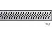 ACO ShowerDrain E odtokový rošt 700 mm, design Flag 0153.73.69