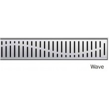 ACO ShowerDrain E odtokový rošt 900 mm, design Wave 0153.73.44