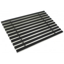ACO rohožka s gumovou výplní 75 x 50cm, černá hliníkové profily 01214