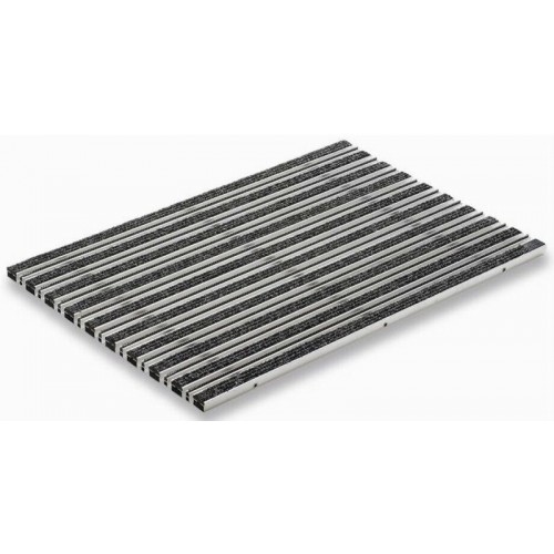 ACO Self Vario 2.0 Rips rohož 60 x 60 cm, plsť - antracit + liniový kartáč, AL 3008313