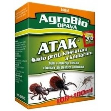 AgroBio ATAK Sada proti klíšťatům a komárům 100 ml+100 ml 002130