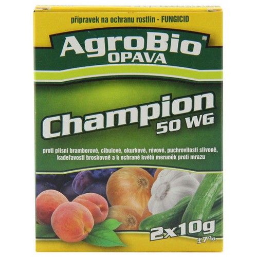AgroBio CHAMPION 50 WG přípravek na ochranu rostlin 2x10 g