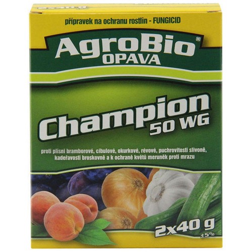 AgroBio CHAMPION 50 WG přípravek na ochranu rostlin 2x40 g