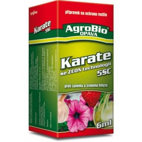 AgroBio 5 CS KARATE se Zeon technologii k hubení savého a žravého hmyzu, 6 ml 001029