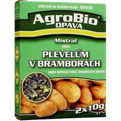 AgroBio MISTRAL proti plevelům v bramborách 2x10 g
