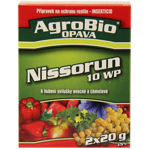 AgroBio NISSORUN 10 WP hubení svilušek, 2x20 g 001147