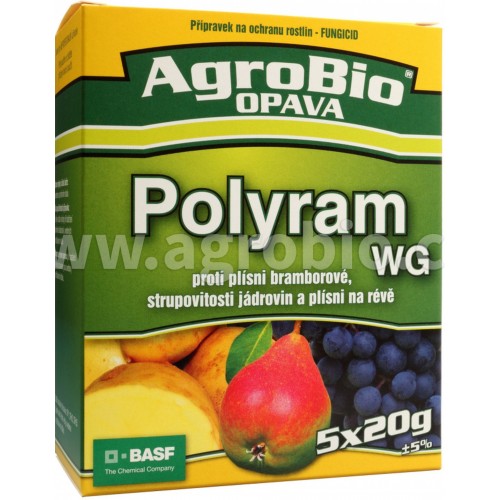 AGROBIO POLYRAM WG proti plísni bramborové, 5x20 g 003091