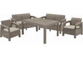 ALLIBERT CORFU FIESTA Set zahradní, cappuccino/béžováv 17198008