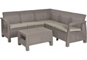 ALLIBERT CORFU RELAX Set zahradní, cappuccino/písková 17202123