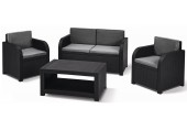 ALLIBERT MODENA Set zahradní, grafit/šedá 17192182