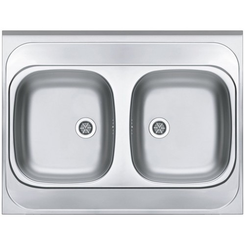 VÝPRODEJ ALVEUS CLASSIC 40 celoplošný dřez nerez, 800 x 600 mm 1009078 S OTVOREM!!