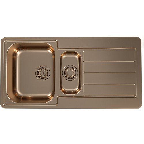 ALVEUS LINE 10 Monarch kuchyňský dřez, 980 x 500 mm, copper 1078567 ALVEUS LINE 10 Monarch kuchyňský dřez, 980 x 500 mm, copper 1078567