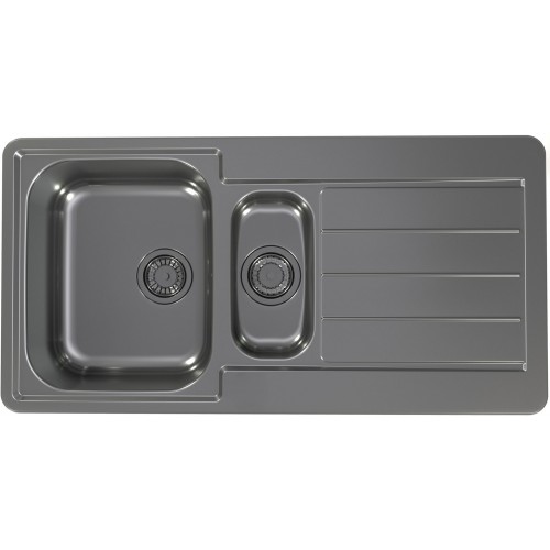 ALVEUS LINE 10 Monarch kuchyňský dřez, 980 x 500 mm, antracit 1078568 ALVEUS LINE 10 Monarch kuchyňský dřez, 980 x 500 mm, antracit 1078568