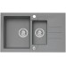 ALVEUS ROCK 70 kuchyňský dřez granitový, 780x480 mm, beton