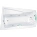 TEIKO Vana Ara L rohová 160 x 105 cm - HTP systém ECO HYDRO, levá V210160L04T06211