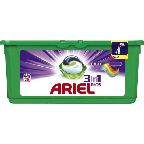 ARIEL Color 3v1 gelové kapsle 28 ks
