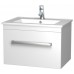 INTEDOOR ARTE spodní koupelnová skříňka závěsná s keramickým umyvadlem AR 100 55